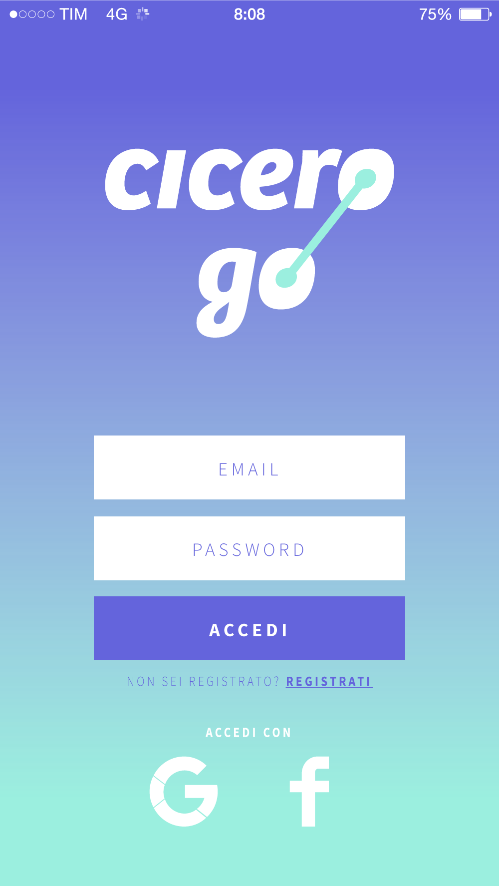 1 Cicero-app Accedi